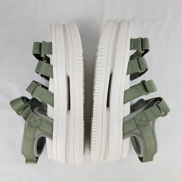 Nike Icon Classic Sandal Women 8 Light Army Jade Green DH0224-301 Platform - Picture 5 of 7